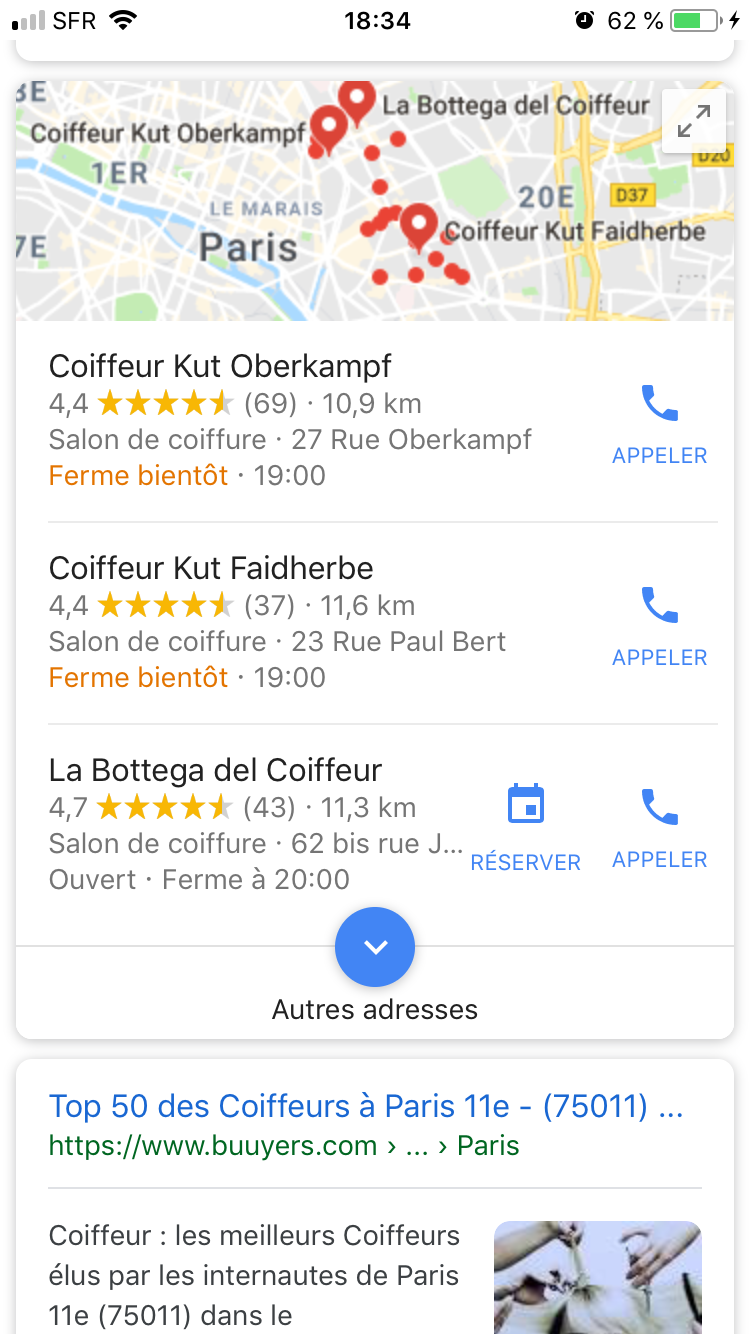 Google local Pack